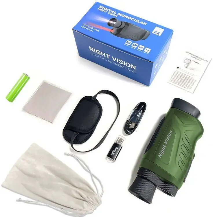 Thumbnail: DT19 Night Vision Monocular 2inch Screen 2.5K Video  8X Digital Zoom