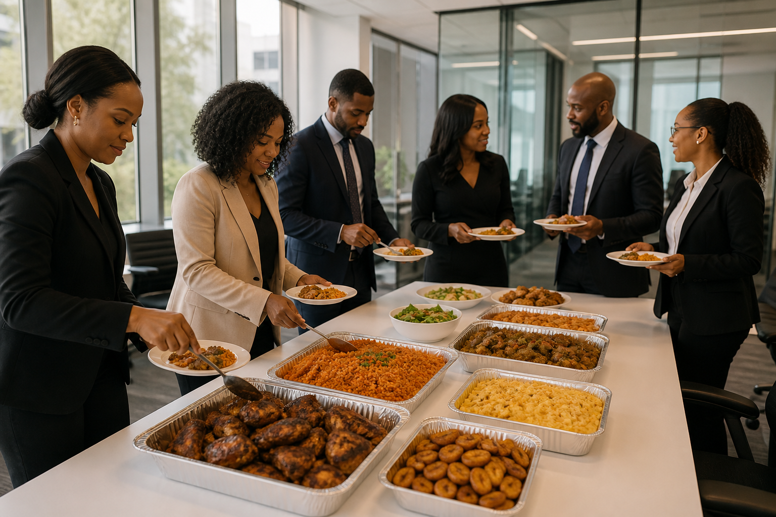 Corporate Catering in Hemel Hempstead: African & Caribbean Food for Meetings, Staff Lunches and Work Events