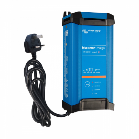Victron 20A 12V Blue Smart IP22 mains battery charger with Bluetooth connectivit
