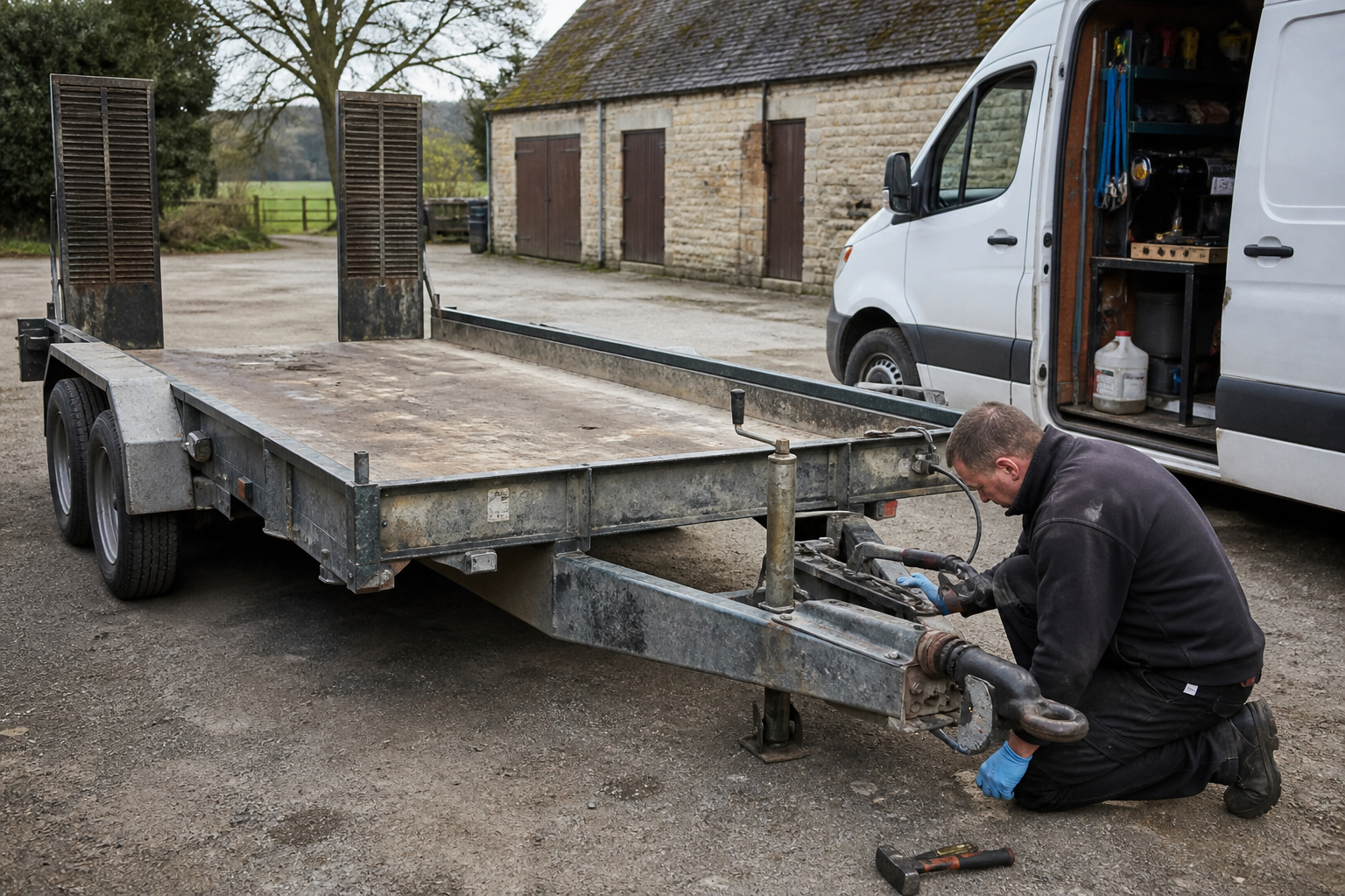 Trailer Repairs and Maintenance in Buckinghamshire: Signs Running Gear, Floors and Hitches Need a Mobile Repair