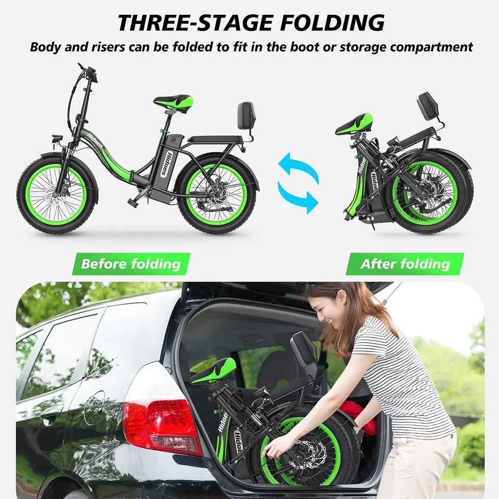 Thumbnail: Hidoes 48v 750w HD-C1 Urban Mid Drive Motor Electric Bike 20