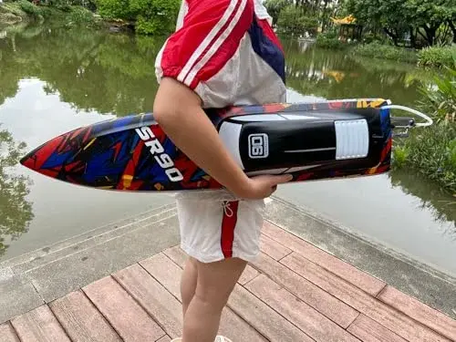 Thumbnail: 31.5" Large Remote Control Boat for Adults 798-4p Pro Brushless Speed