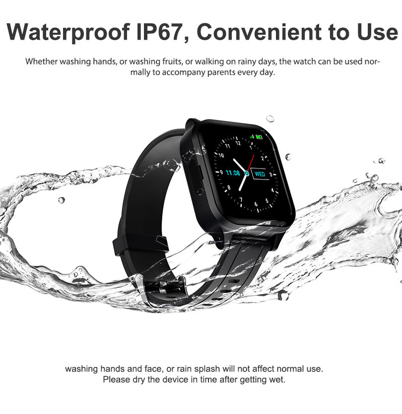 Thumbnail: J-Style 2032 Elderly Care Watch Fall Alarm Notification Smartwatch Elder