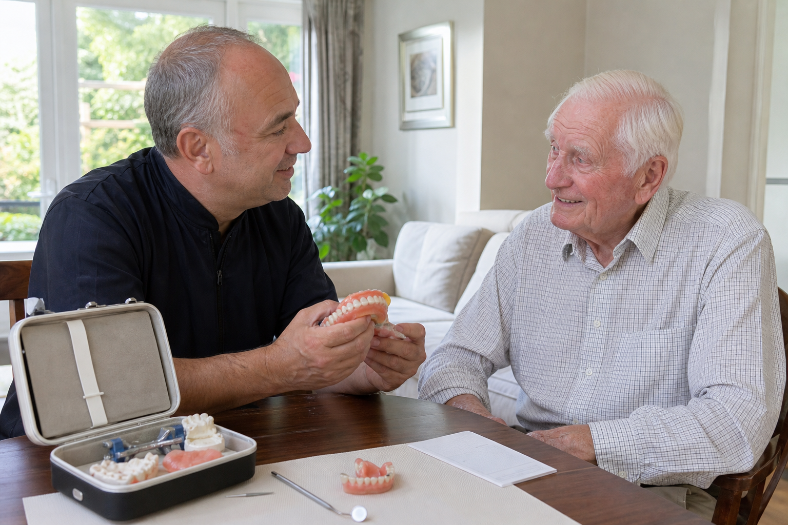 Domiciliary Denture Services in Sidcup: Home Visits for Elderly and Less Mobile Patients