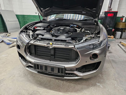 Maserati bumper refurbished and fitted 2