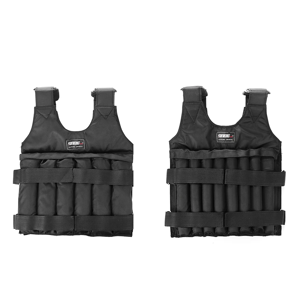Thumbnail: 3/15/20/35/50Kg Loading Weight Vest Jacket Sand Clothing for Running Training Fi