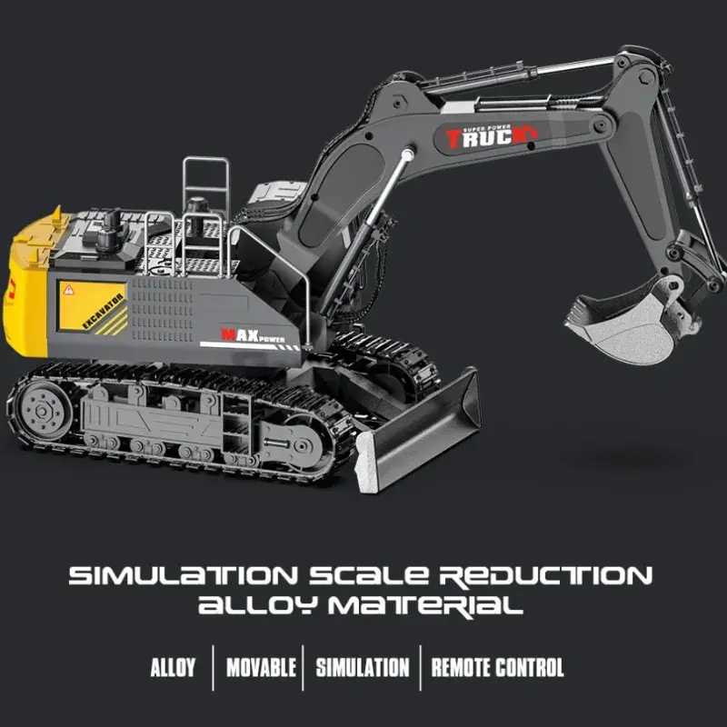 Thumbnail: 1/18 RC Spray Excavator Truck Alloy 17CH Engineering Vehicle Sound Light