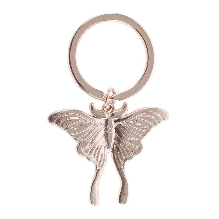 Thumbnail: Light Luna Moth Keyring