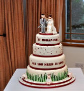 David and Lornas wedding cake 043