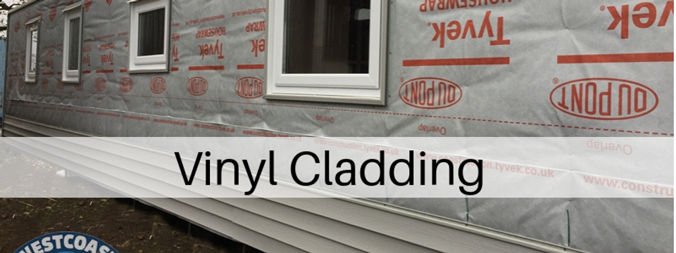 External vinyl cladding for static caravans by Wescoast windows