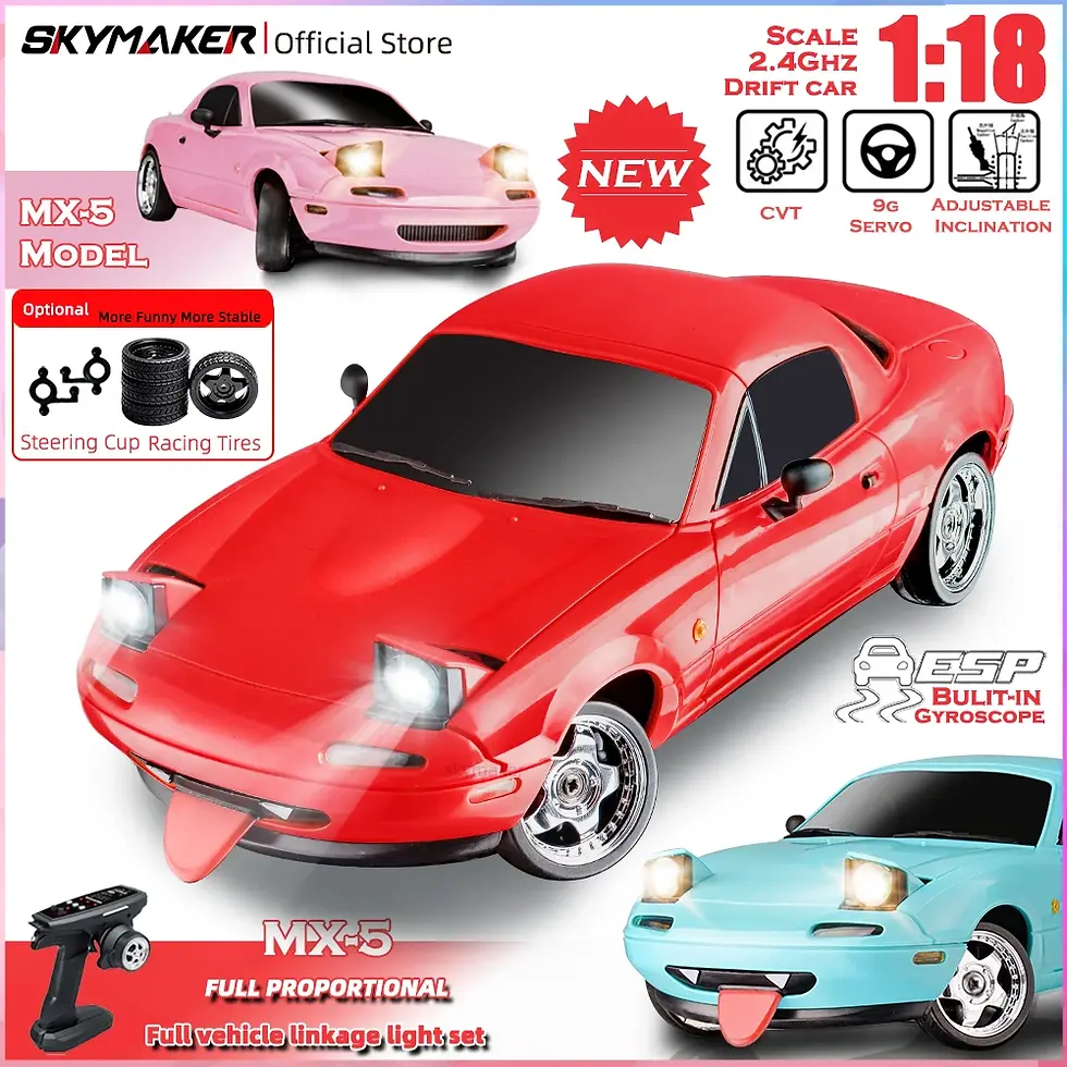 Skymaker LDRC RC Drift Car LD1804 1/1 MX5 2.4GHz RWD With ESP Gyro