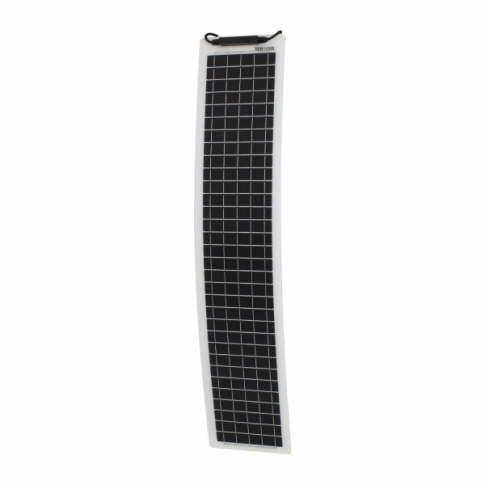 30W Reinforced Ultra-narrow semi-flexible solar panel with a durable ETFE coatin