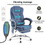 Thumbnail: Massage Office Chair Gaming Computer Desk Swivel Recliner Chair Leather Footrest