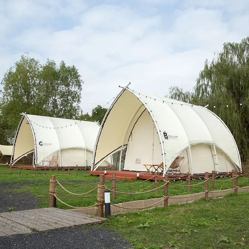 Thumbnail: Eco-Friendly Outdoor Fun and Pods Features Resort Safari Tent