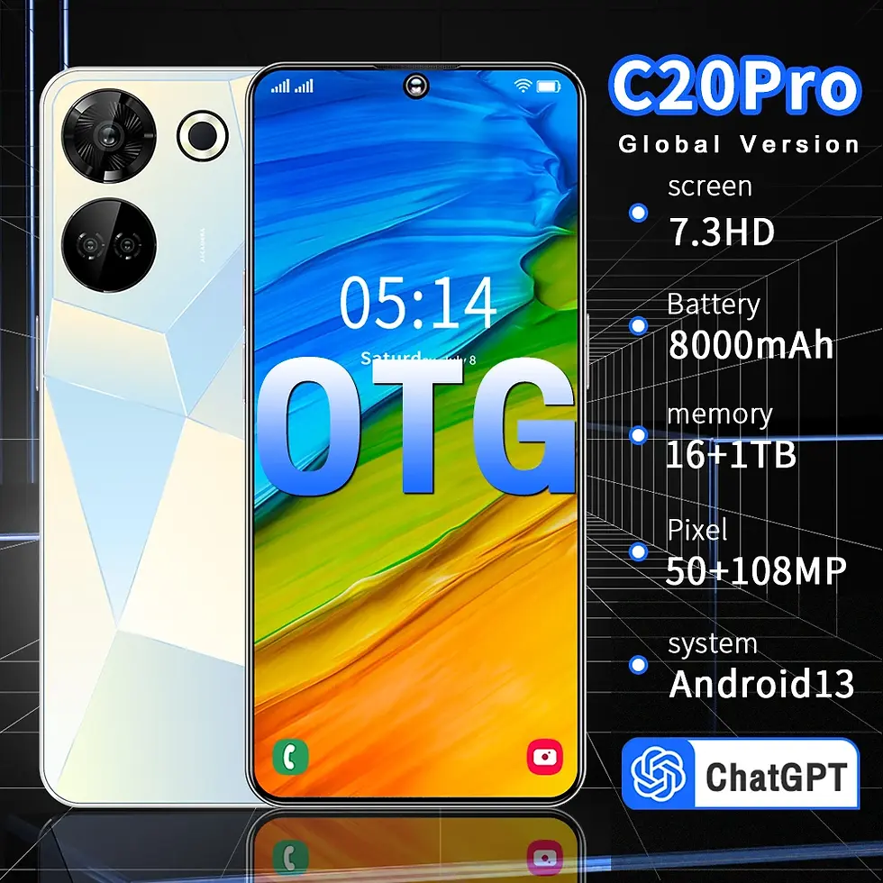 Thumbnail: Global Version Techno Camon 20 Pro PRO 512G 6800mAh 4G 5g Smart Phone Jio Phone