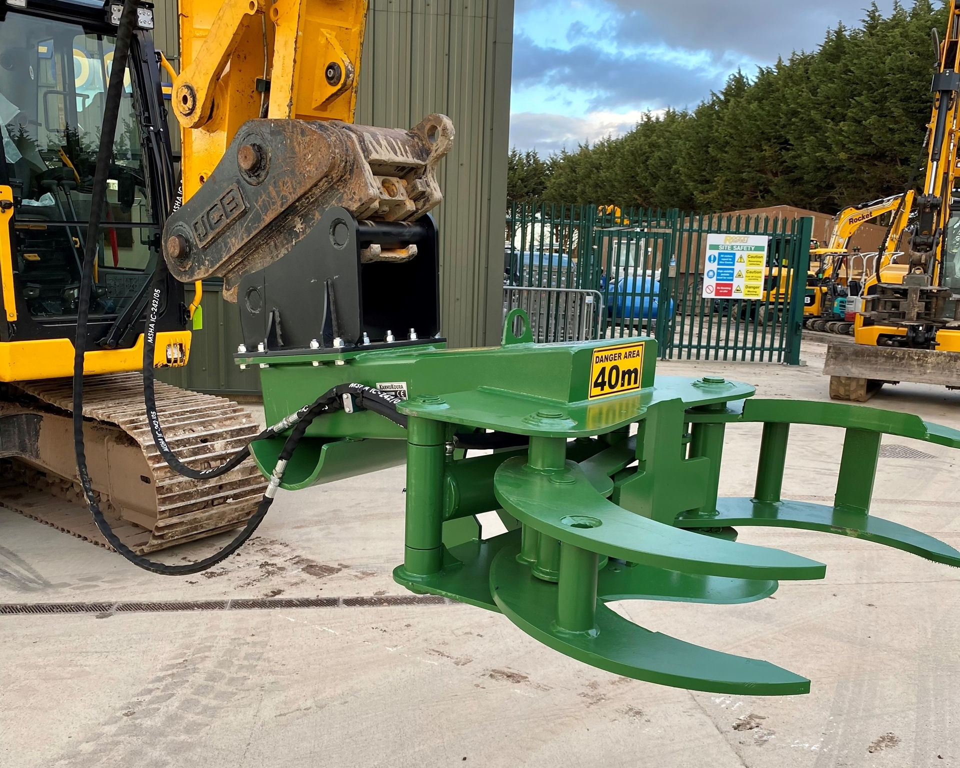 6 - 22 Tonne Hydraulic tree sheers