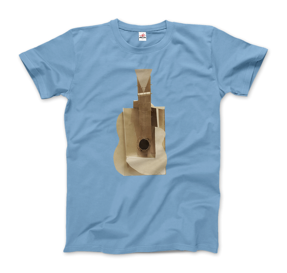 Thumbnail: Pablo Picasso Guitar Sculpture 1912 Artwork T-Shirt