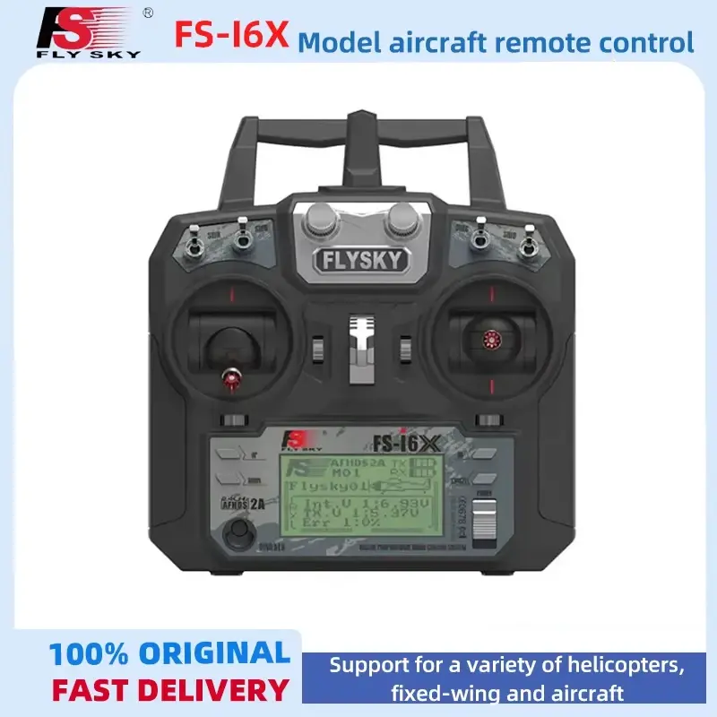 FLYSKY FS-I6X I6X 2.4G 10CH AFHDS 2A Radio Transmitter With IA6B IA10B Receiver