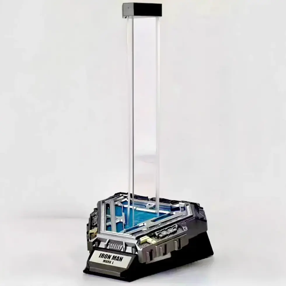 Thumbnail: Autoking 1/1 Iron Man Mk50 Helmet w/ Charge Base, Remote, Voice Control & Stand