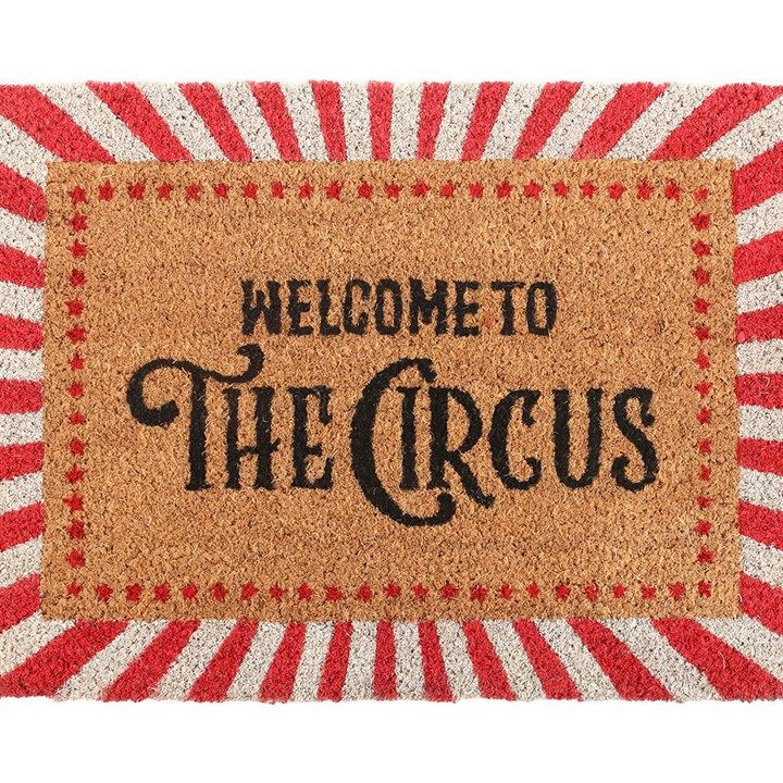 Thumbnail: Red Welcome to the Circus Doormat