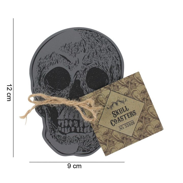 Thumbnail: Set Of 4 Skull Coasters