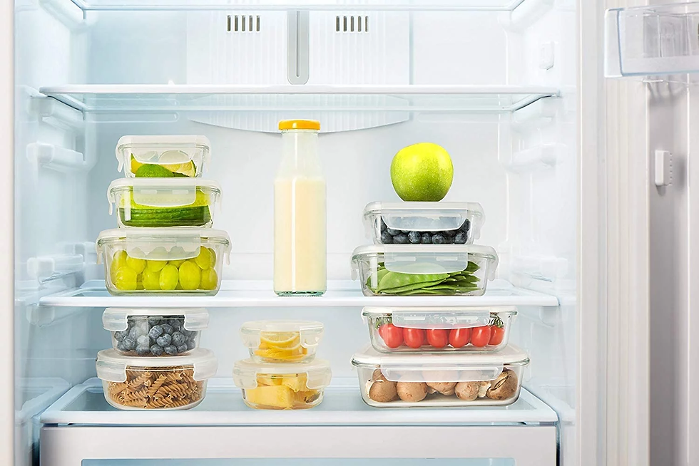 Thumbnail: 26 Pcs Glass Food Storage Containers, Meal Prep Glass Containers