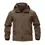 Thumbnail: TACVASEN Solid Waterproof Fleece Lined Jacket Mens Jacket Softshell Out