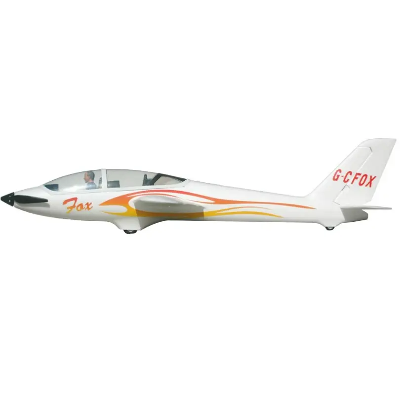 Thumbnail: FMS 2300mm 2.3m FOX V2 Glider With Flaps 5CH 3S EPO PNP Big Size Trainer Sail