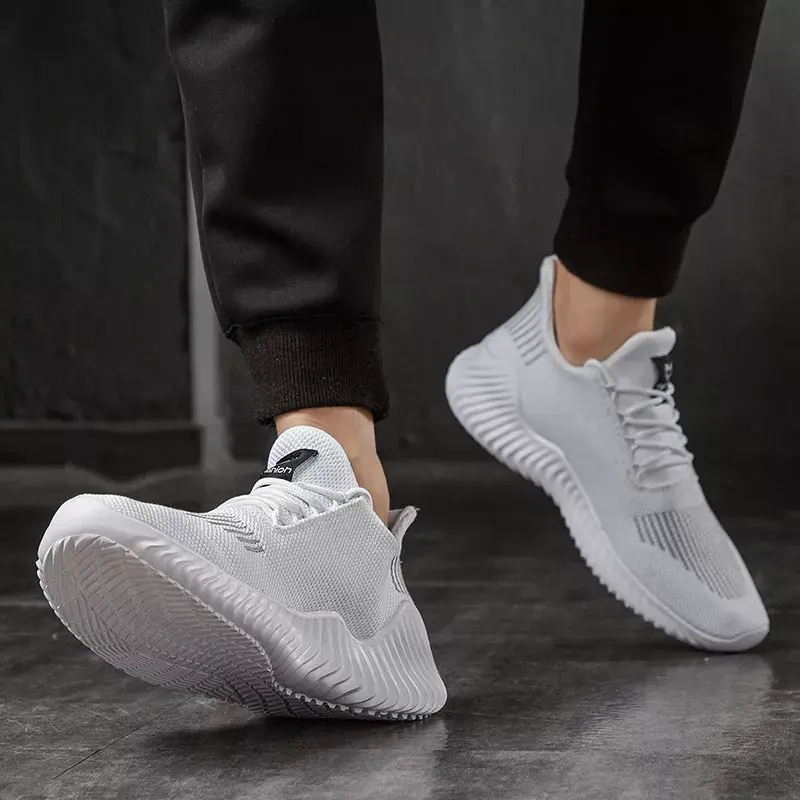 Thumbnail: Shoes Men High Quality Male Sneakers Breathable White Fashion Gym Casual