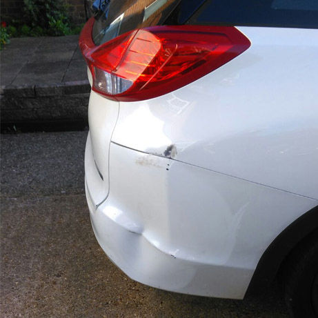 Honda bumper repair