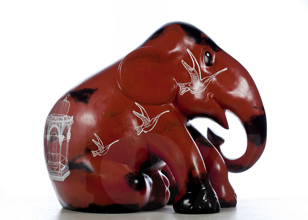 Deliverance. Elephant Parade London. 2010.