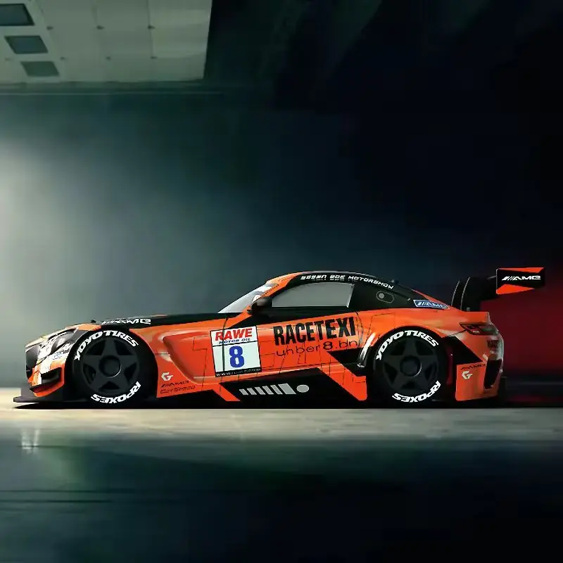 Thumbnail: 2wd 1:24 Simulated Mercedes-Benz Model Amg Gtr High-Speed Drift Rc Remote