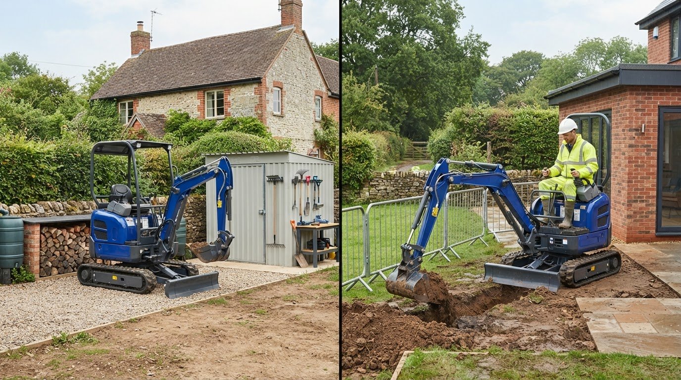 Buying vs Hiring a Mini Digger: Which Suits Your Project?