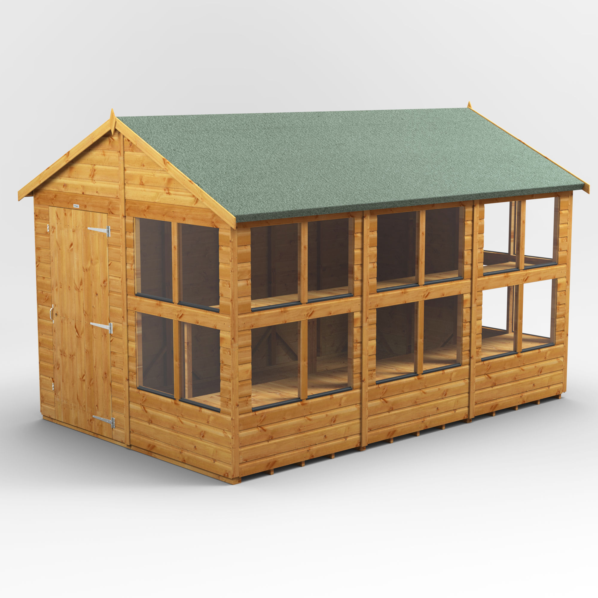 12x8 Power Apex Potting Shed