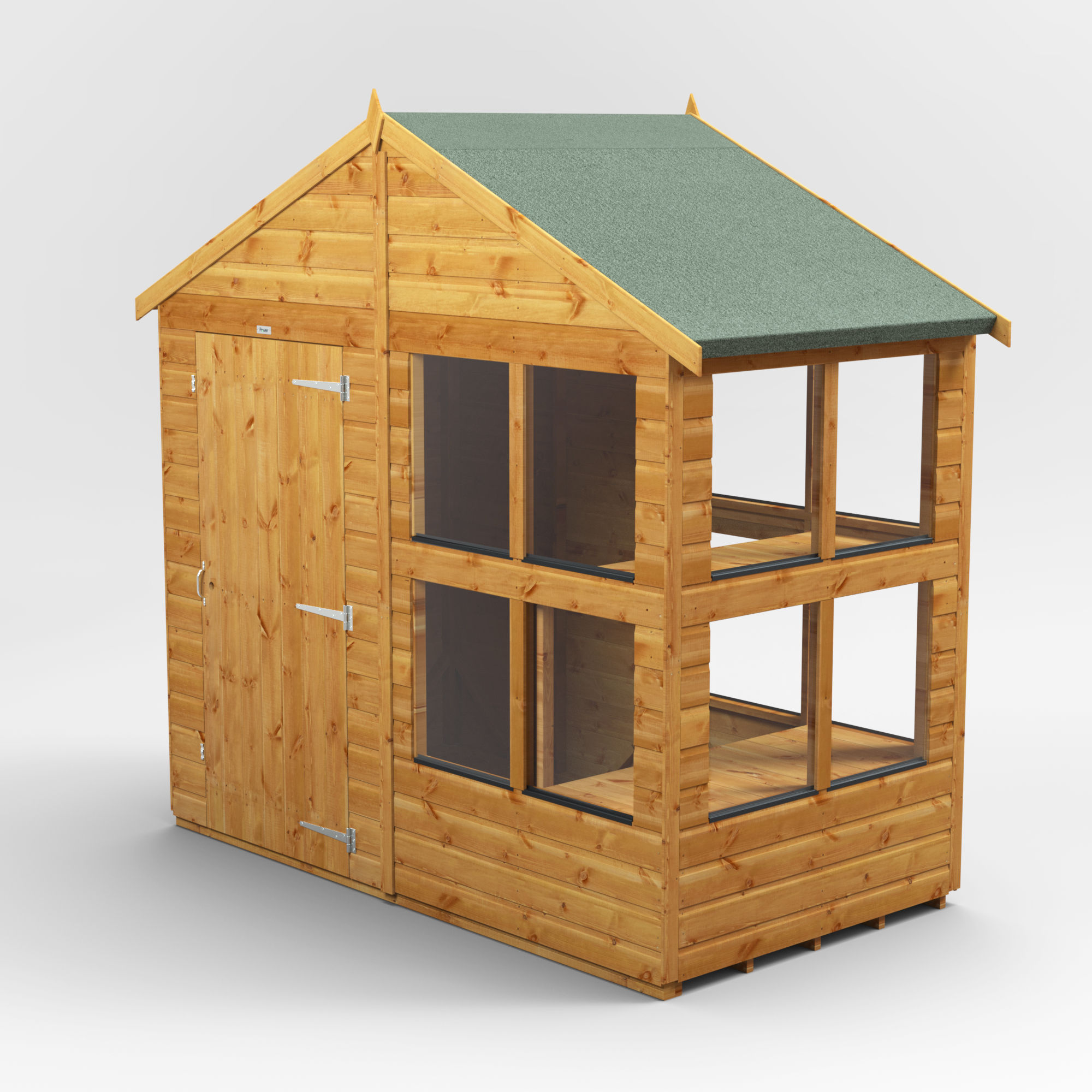 4x8 Power Apex Potting Shed