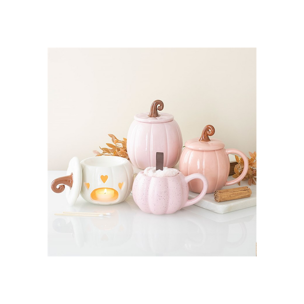 Thumbnail: Pink Curly Pumpkin Oil Burner