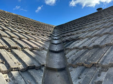 Completed roof repair