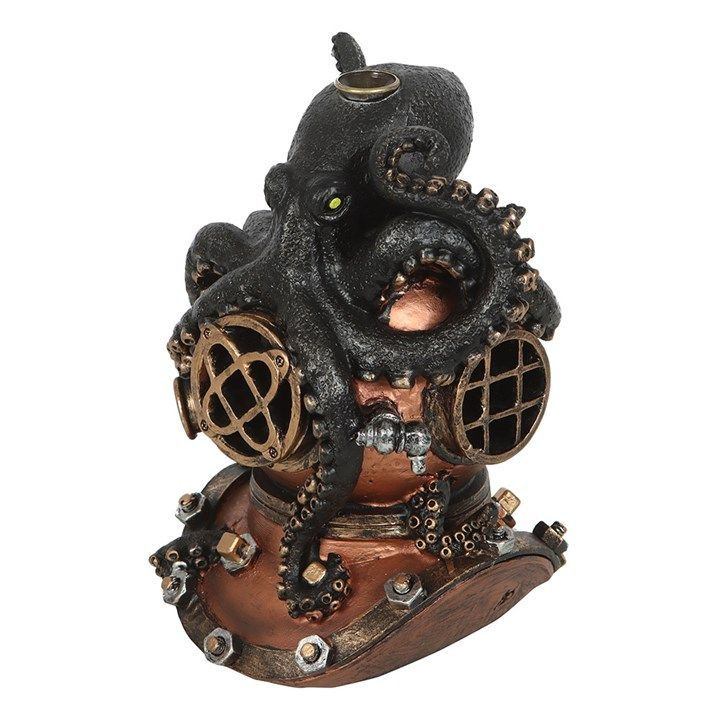 Thumbnail: Kraken on Diver's Helmet Backflow Incense Burner