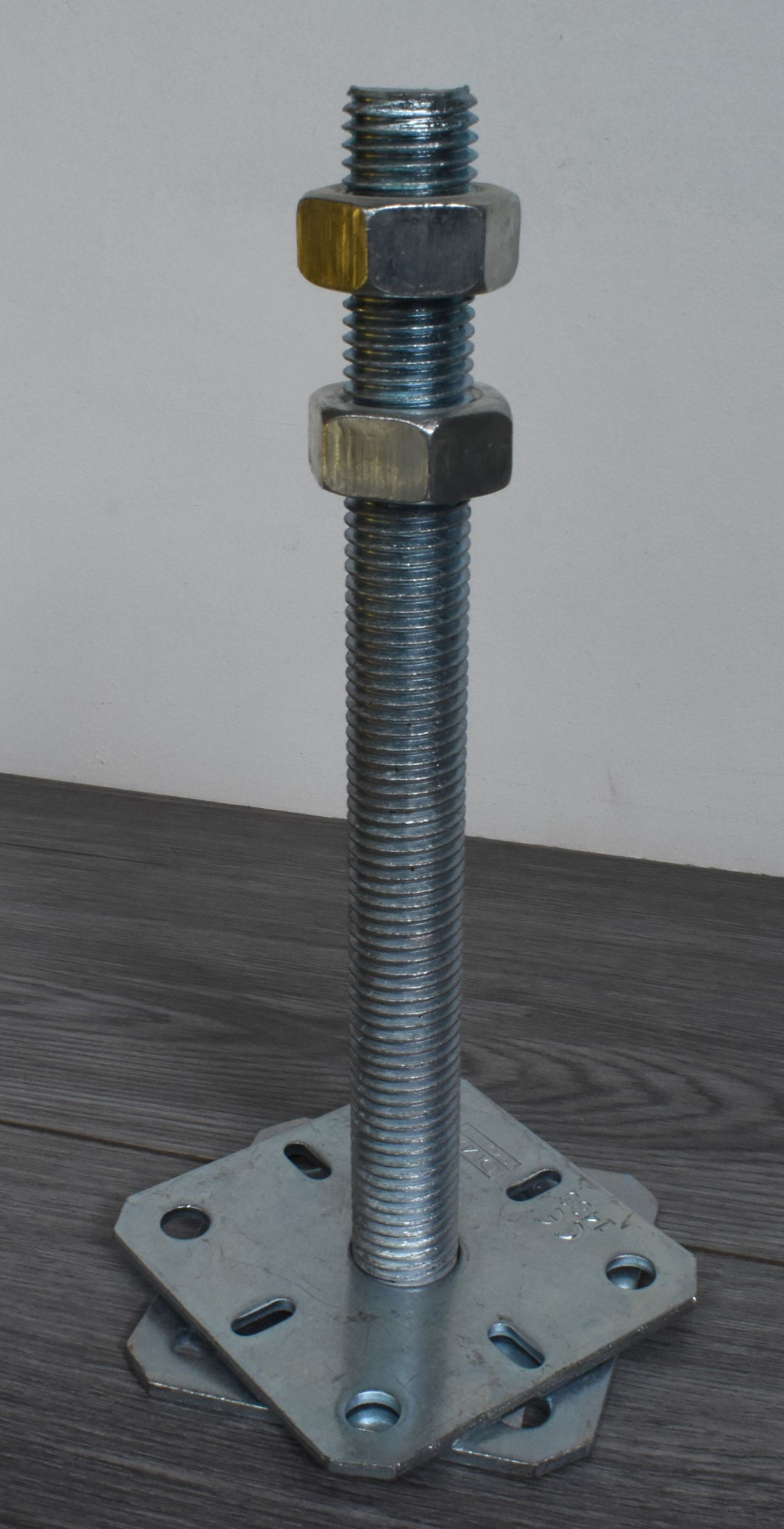 Galvanised Steel Adjustable Post Base | 100mm |
