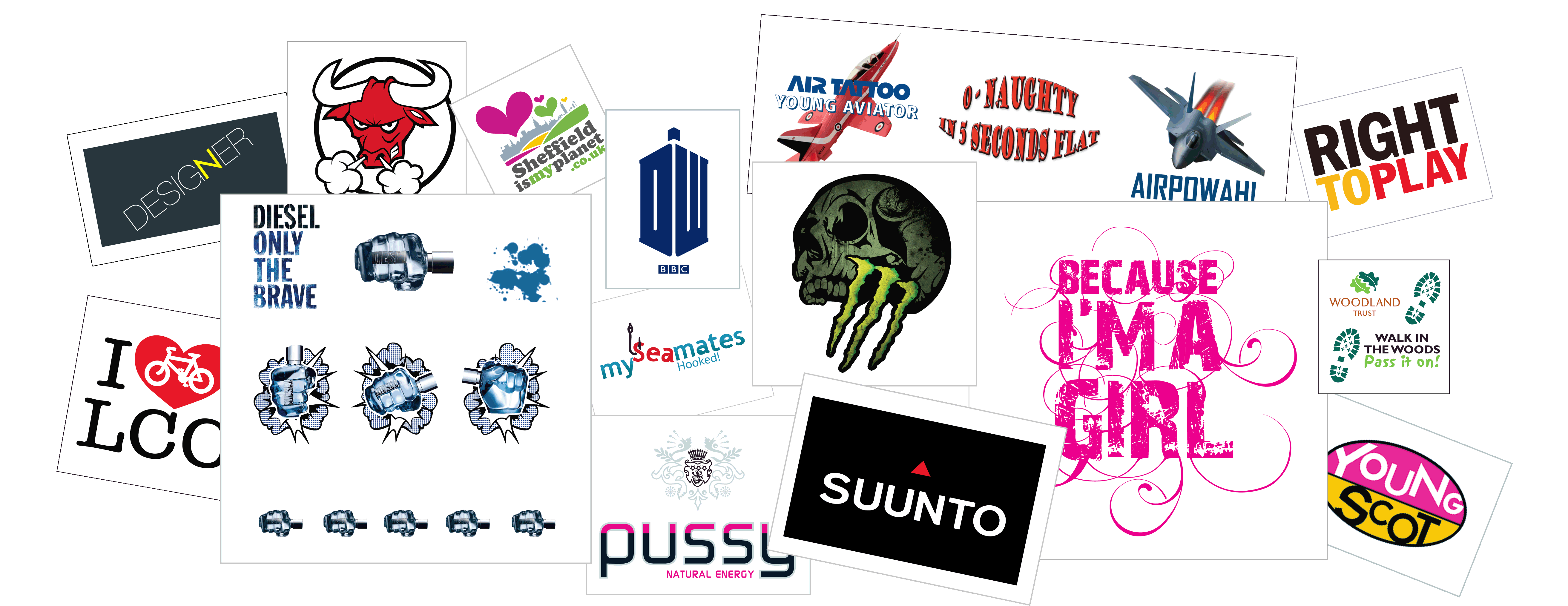 Custom temporary tattoos