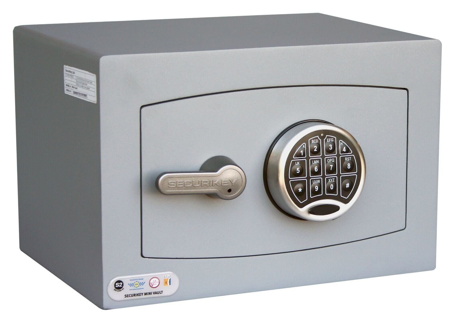 MINI VAULT SILVER 0 - ELECTRONIC SAFE