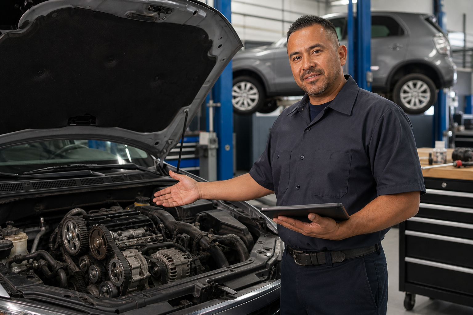 Clutches, timing belts & engine work