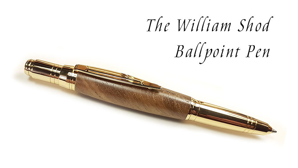 The William Shod Ballpoint Pen - From the Rhondda Tunnel Pen Collection