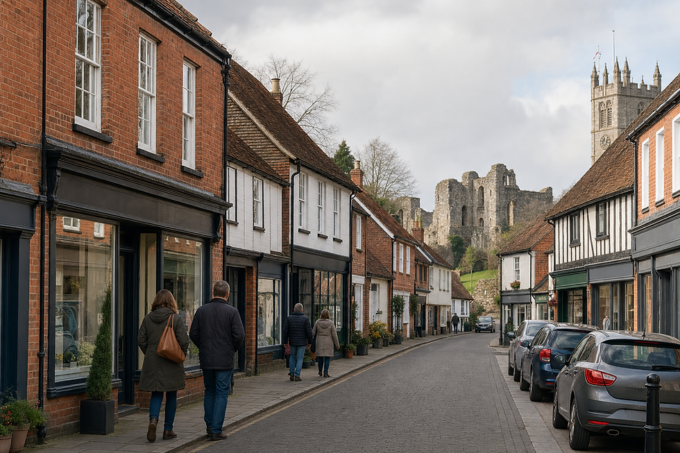 The streets of Bishop's Waltham