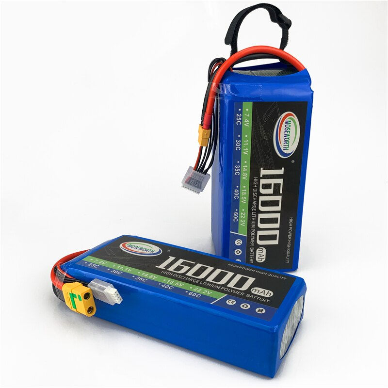 Thumbnail: Big Sale 2S 3S 4S 6S 1300 1800 2200 3300 4000 12000 16000mAh RC Toys LiPo