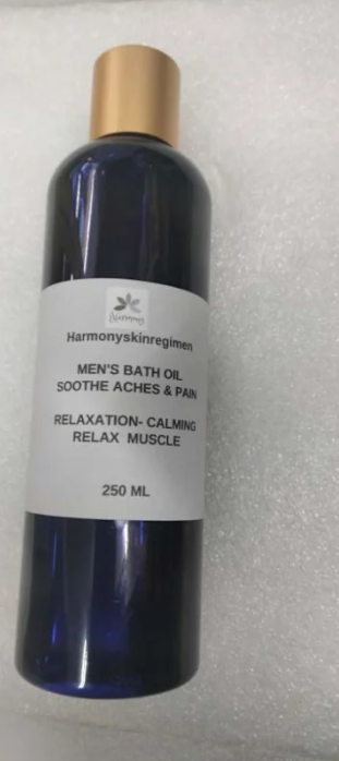 Mens Bath Oil - ease muscular pain