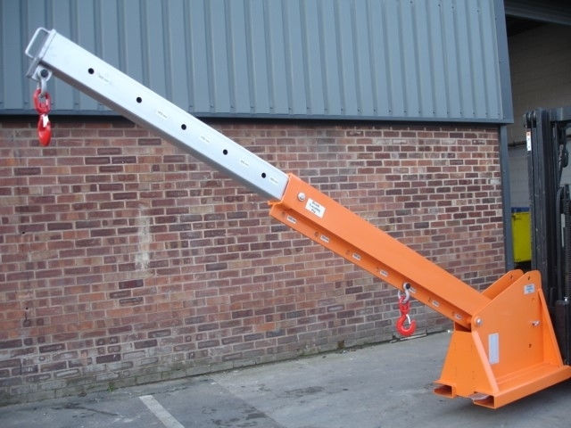 Fork Mounted Height Adjustable Extending Jib
