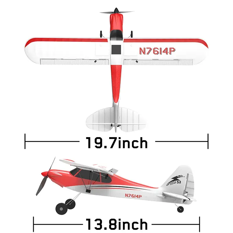 Thumbnail: Sport Cub 500 RC Plane 2.4G 4 CH One-Key Aerobatic RC Airplane EPP Foam RC Glide