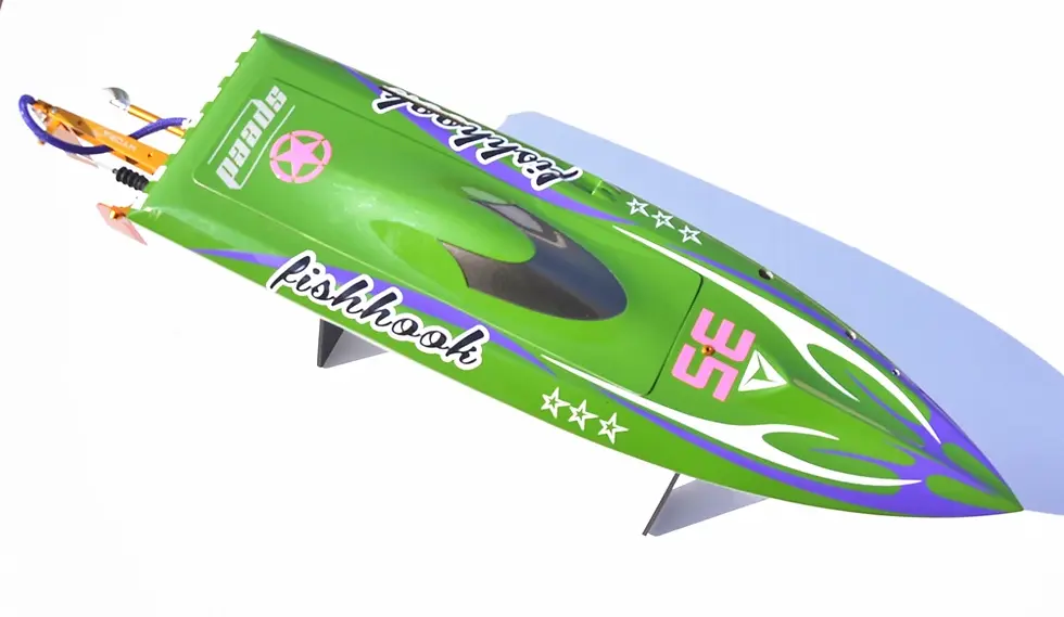 Thumbnail: RC Speedboat Fiberglass Hull Remote Control Electric Boat Model