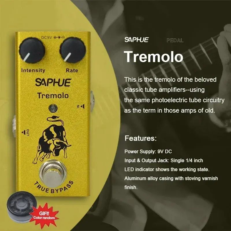 Thumbnail: SAPHUE Electric Guitar Pedal And Separate Accessories
